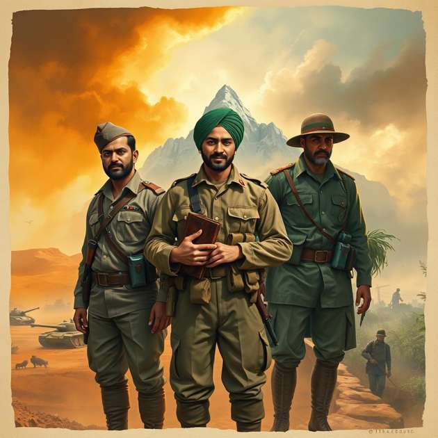 Brothers in the Dust - Jabali AI Poster