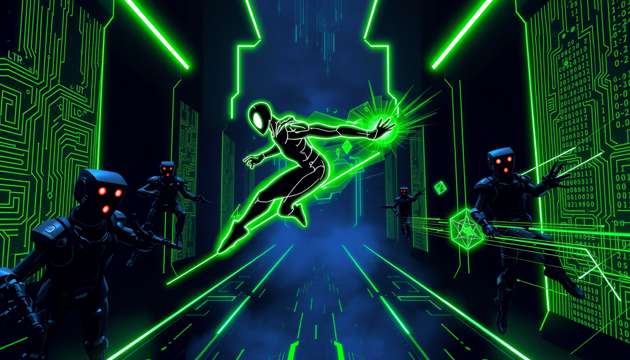 POD RUNNER: Neon Siege - Jabali AI Poster