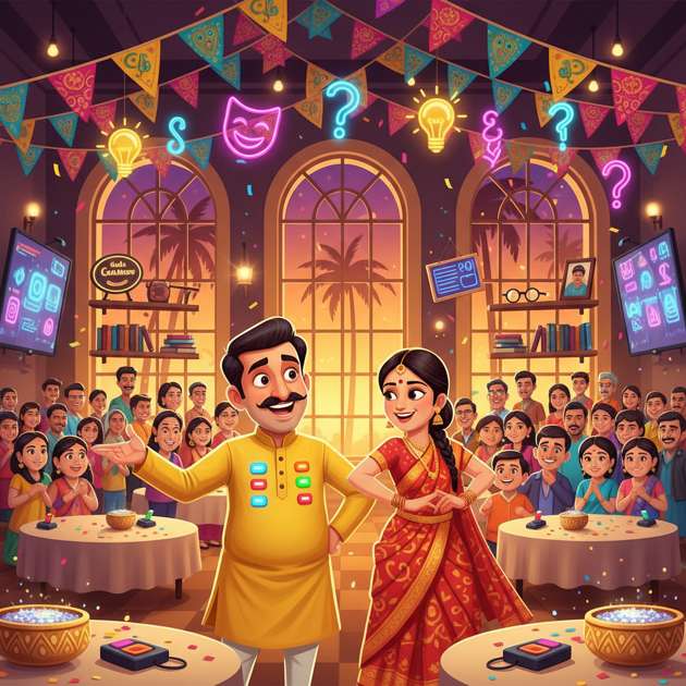 Gokuldham Quiz Fiesta - Jabali AI Poster