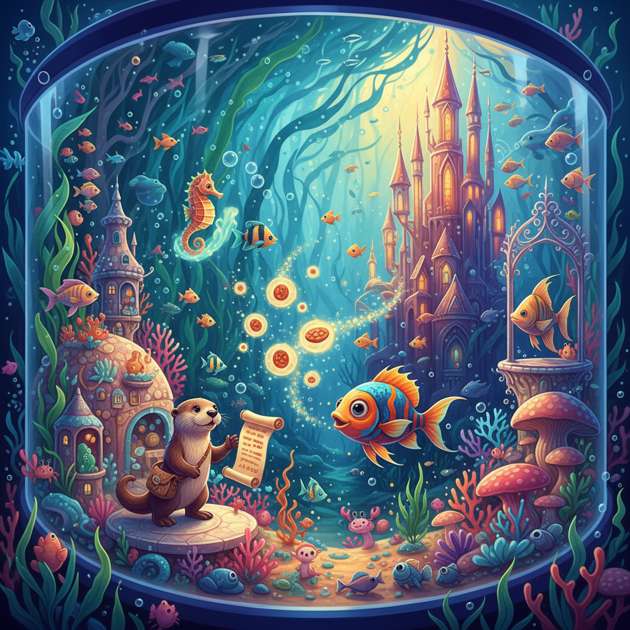 Aquarium Realms - Jabali AI Poster