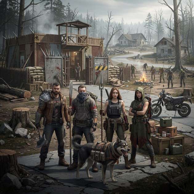 Zombie Craft Survival - Jabali AI Poster