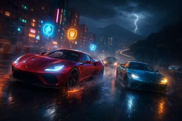 Neon Rivals: Street Combat - Jabali AI Poster