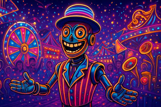 Neon Odds Carnival - Jabali AI Poster