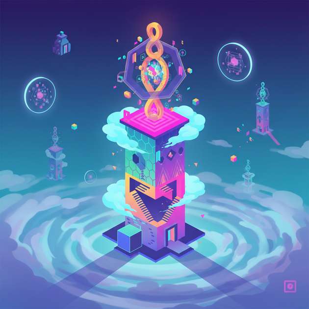 Neon Cipher Loop - Jabali AI Poster