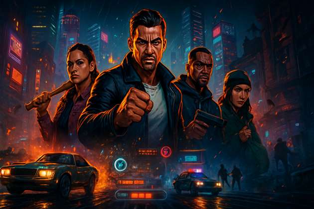 City of Vice - Jabali AI Poster