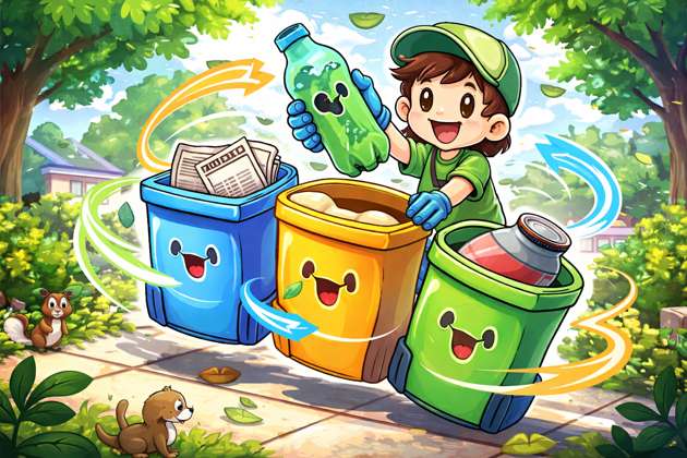 Swap & Sort: Recycling Rush - Jabali AI Poster