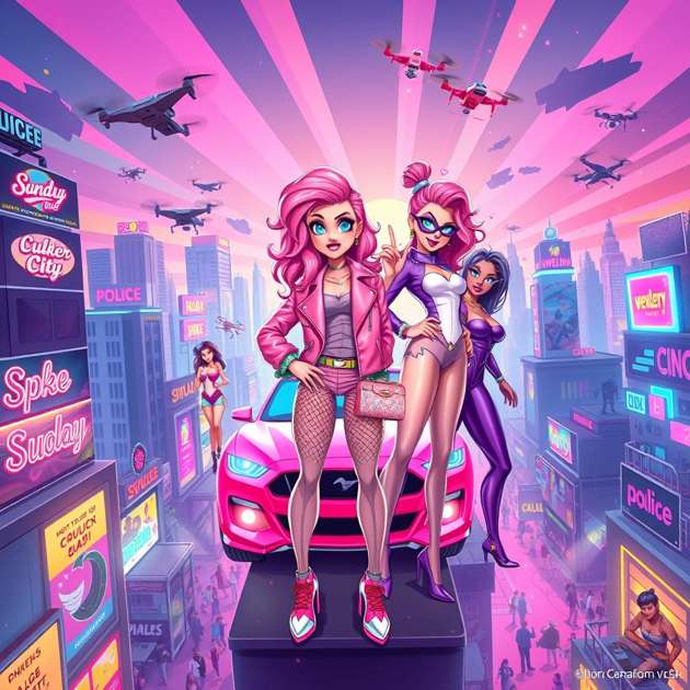 Glam Heist: Sugar City Queens - Jabali AI Poster