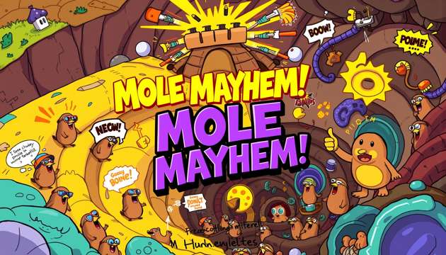 Mole Mayhem! - Jabali AI Poster