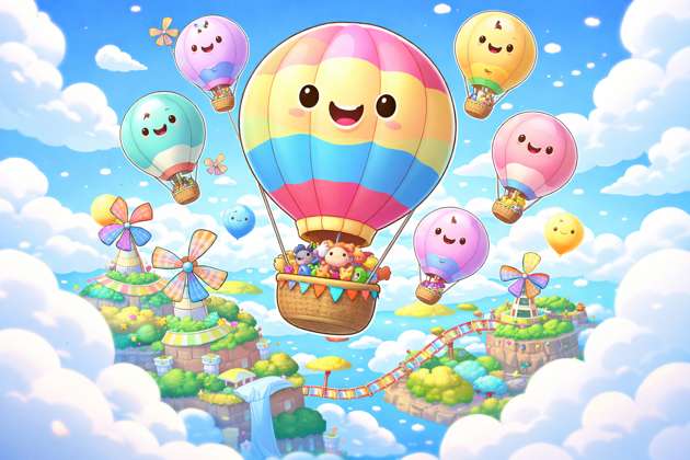 Balloon Pop Adventure - Jabali AI Poster