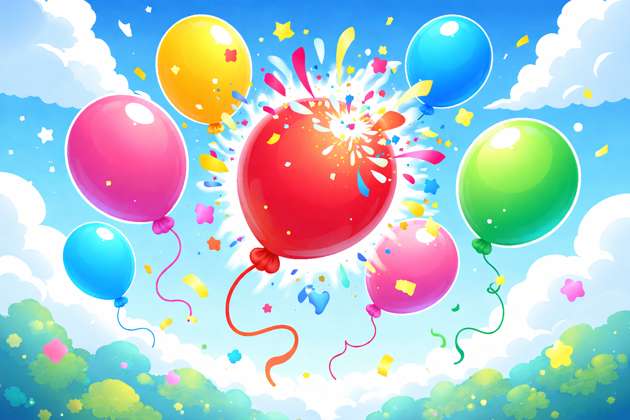 Balloon Pop Frenzy - Jabali AI Poster
