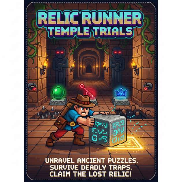 Relic Runner: Temple Trials - Jabali AI Poster