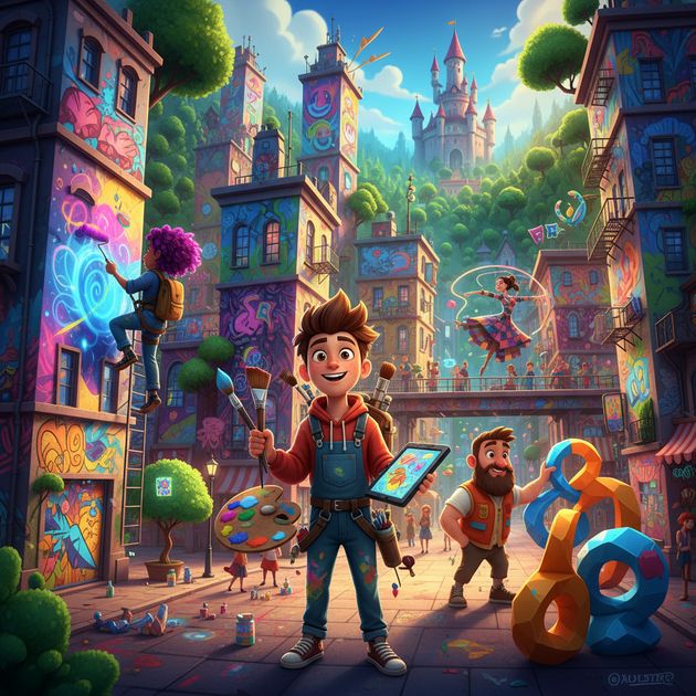 City of Canvases - Jabali AI Poster