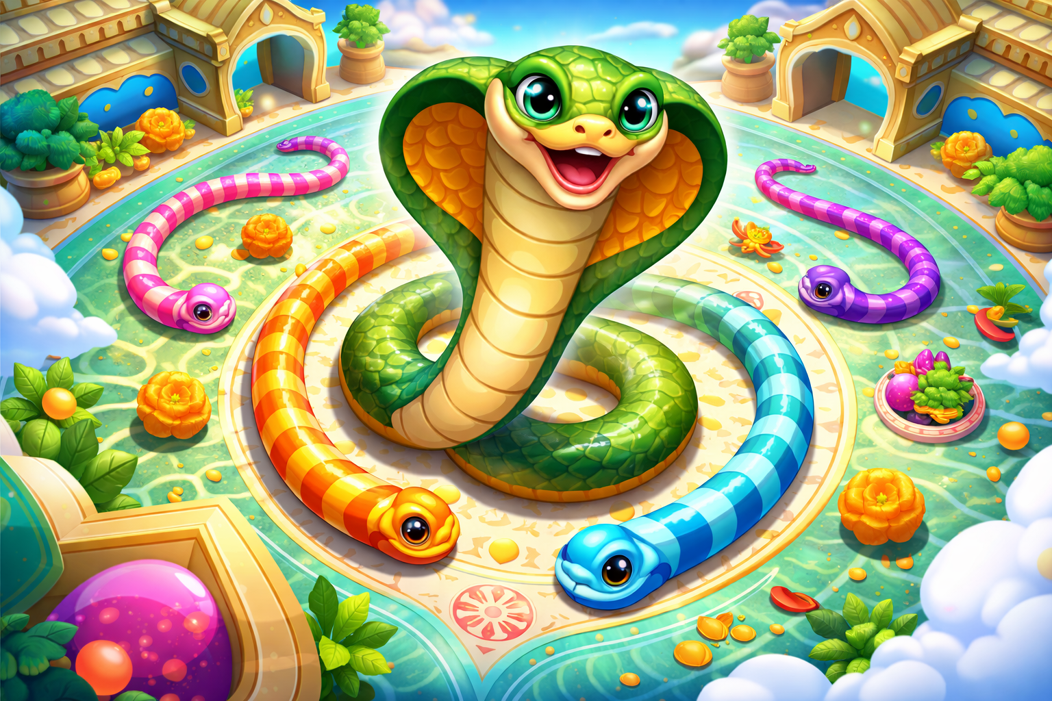 Indian Snake IO - Instant game by Jabali AI