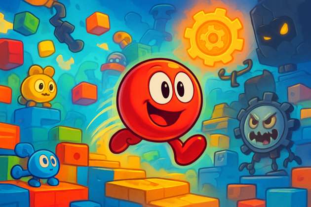 Red Ball's Toy Quest - Jabali AI Poster