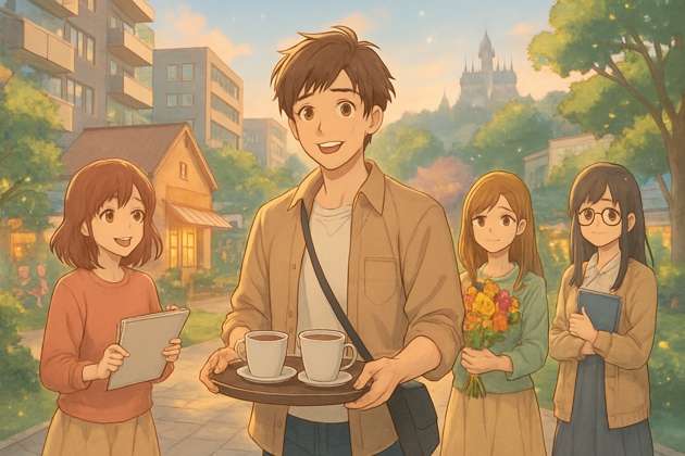 Hearts of the Café - Jabali AI Poster