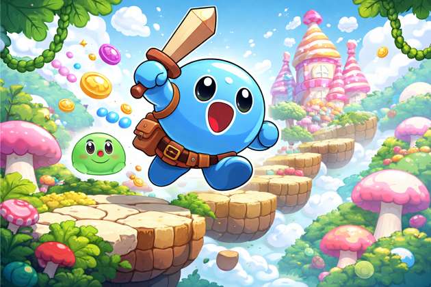 Gumball Jump Quest - Jabali AI Poster