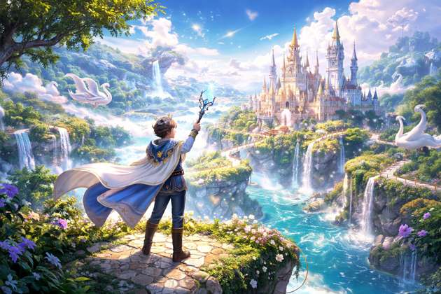 Virtu Prince Kingdomscape - Jabali AI Poster