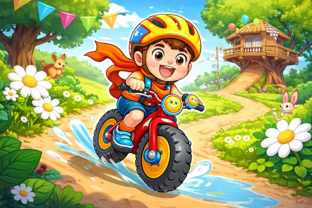 Pedal Pals - Jabali AI Poster