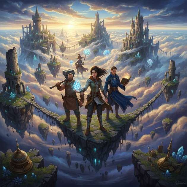 Skyforge Awakening - Jabali AI Poster