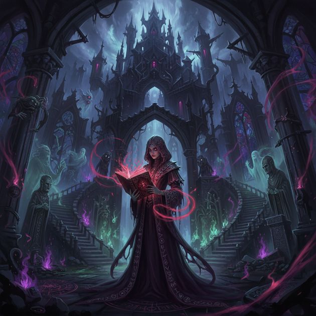 Grimoire of the Forsaken Hour - Jabali AI Poster