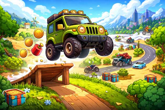 Mountain Drive Adventure - Jabali AI Poster