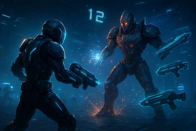 Neon Arena: Offline Domination - Jabali AI Poster