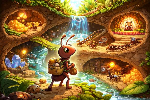 Ants Through Time - Jabali AI Poster