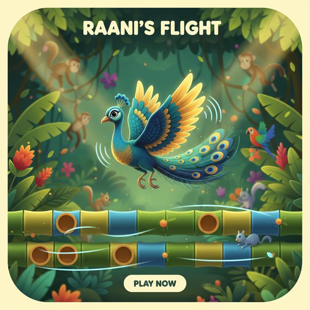 Bamboo Sunflight - Jabali AI Poster