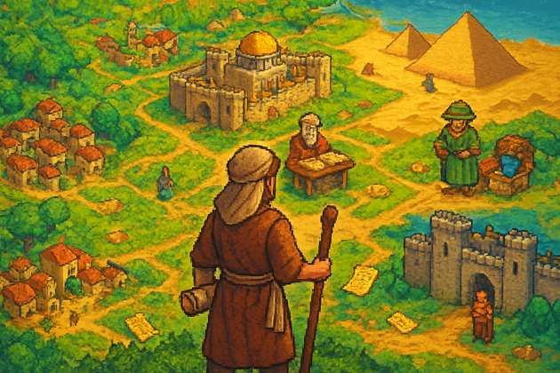 Sacred Quest: Bible Lands - Jabali AI Poster