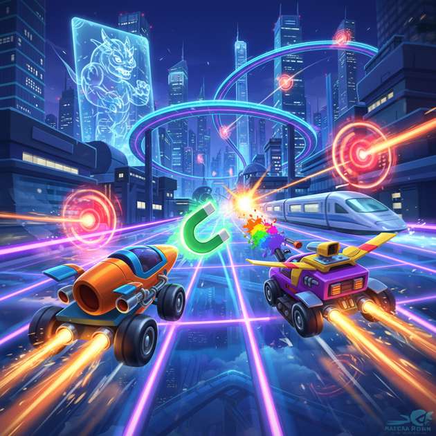 Neon Turbo Rivals - 3D Racing by Jabali AI