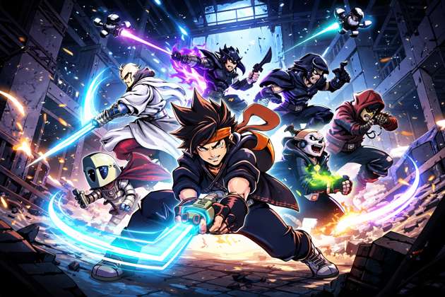 AnimeVerse Brawl 3D - Jabali AI Poster