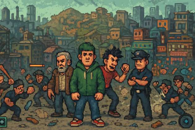 Chaos in the City - Jabali AI Poster