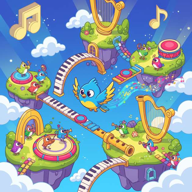 Rhythm Wings Adventure - Jabali AI Poster