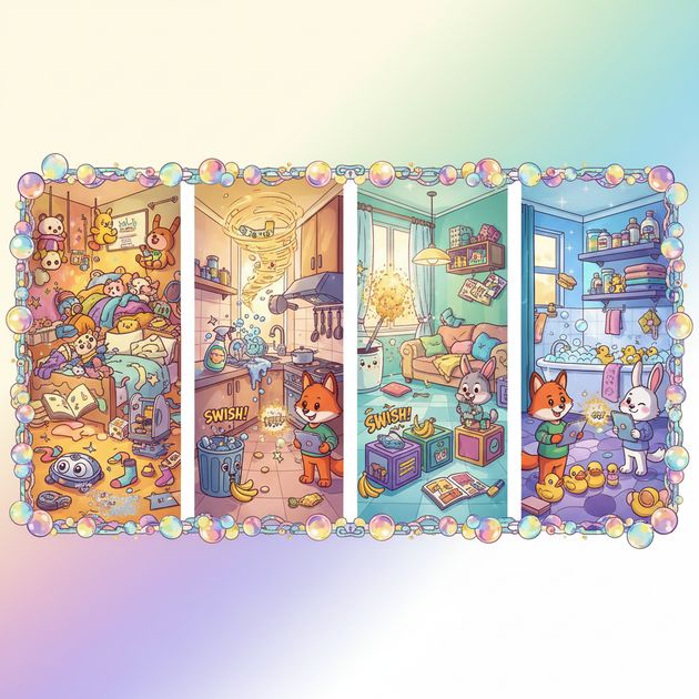 Tidy Tap Frenzy - Jabali AI Poster