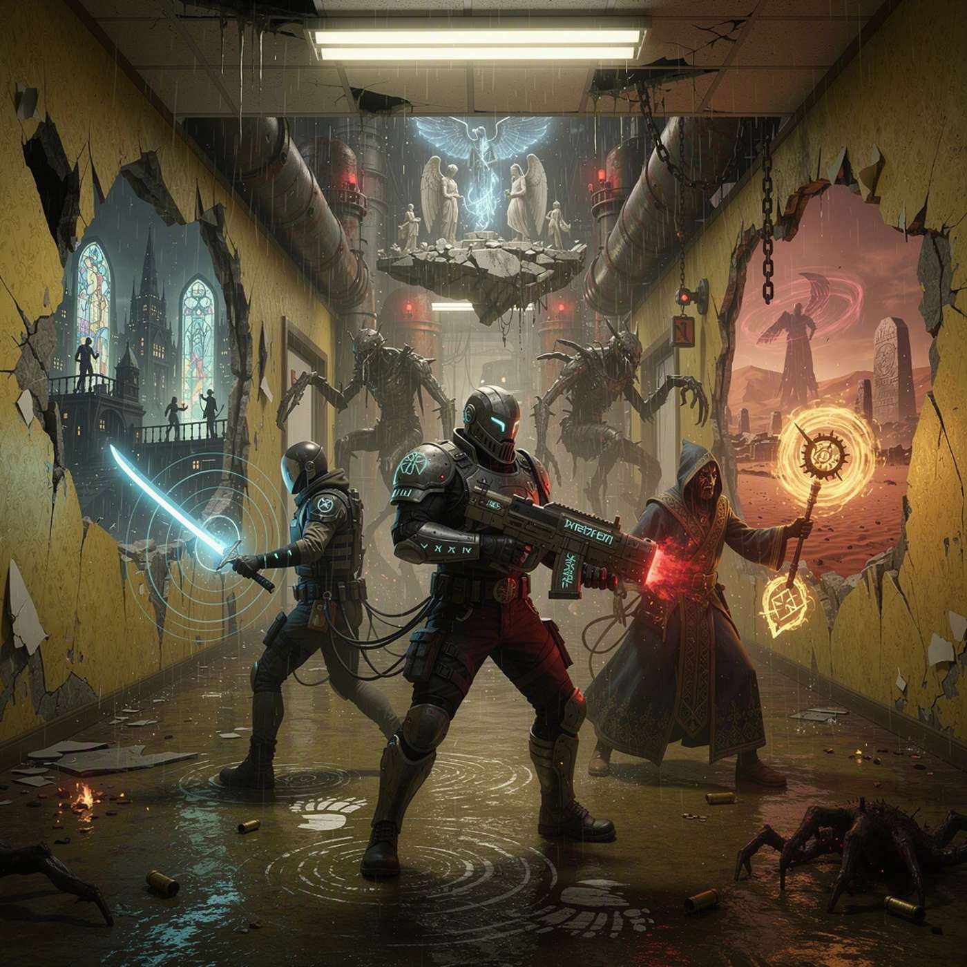 Backrooms Demon Hunter game artwork