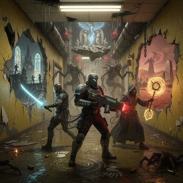 Backrooms Demon Hunter - Jabali AI Poster