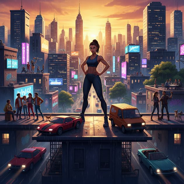 City Pulse: Pari's Rise - Jabali AI Poster