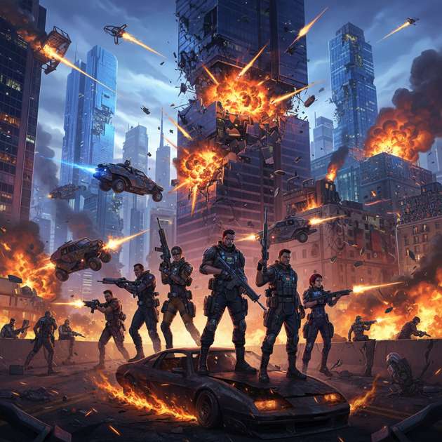 Urban Siege Survival - Jabali AI Poster