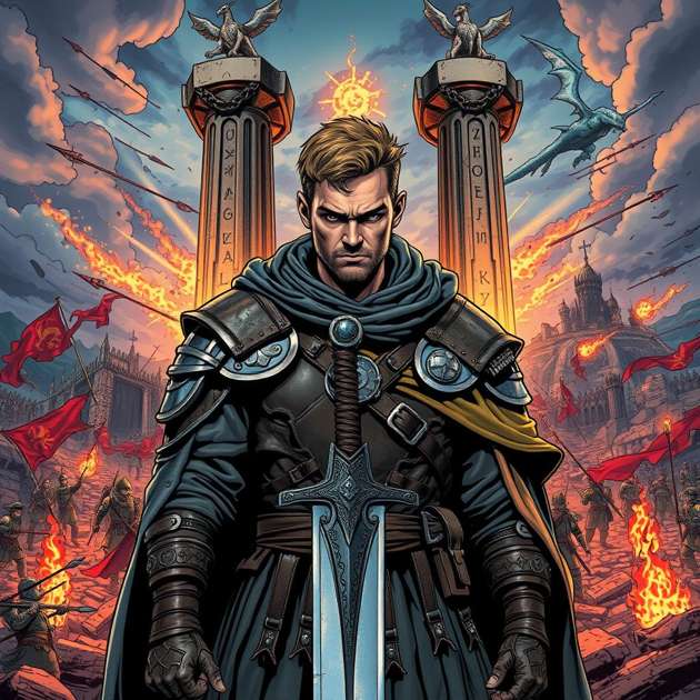 Pillars of Blood and Oath - Jabali AI Poster