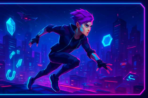 Vyx Neonshade - Jabali AI Poster