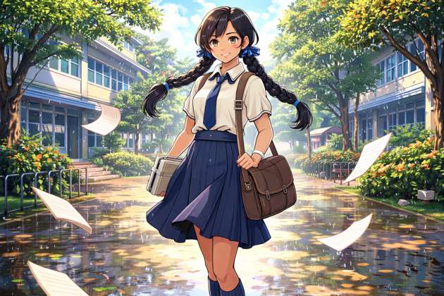 Schoolgirl Story India - Jabali AI Poster
