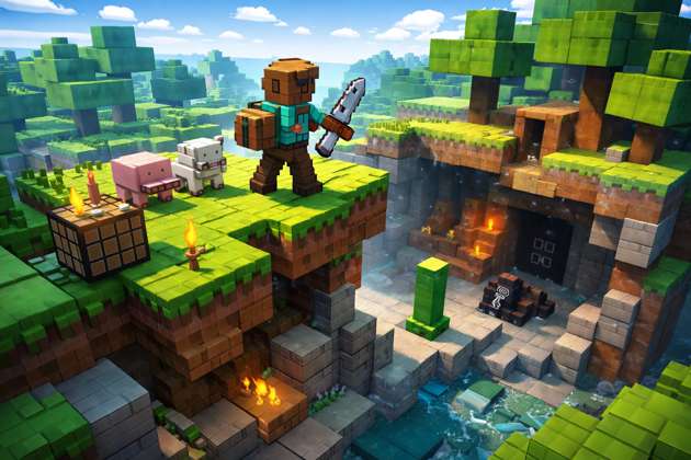 Blocktopia Adventures - Jabali AI Poster