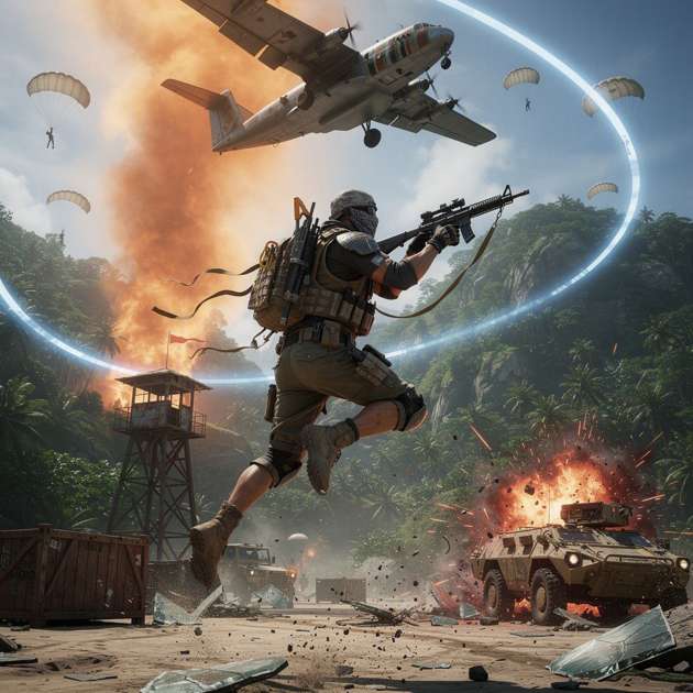 Free Fire Frenzy - Jabali AI Poster