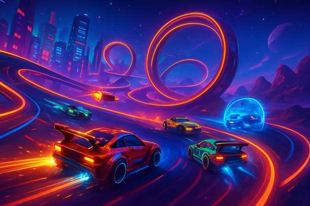 Neon Rush: Velocity Wars - Jabali AI Poster