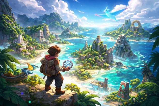 Les Îles du Fragment - Jabali AI Poster