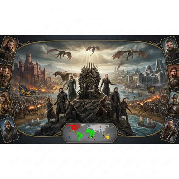 Throne of Westeros - Jabali AI Poster