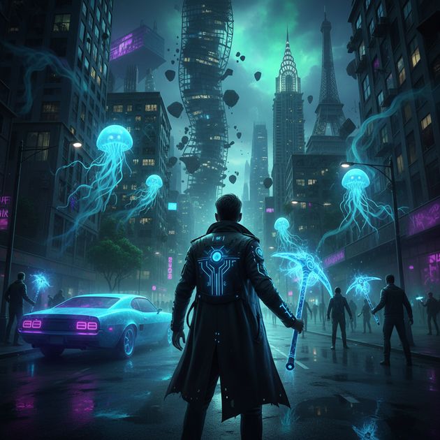 simplyGhostbound City - Jabali AI Poster