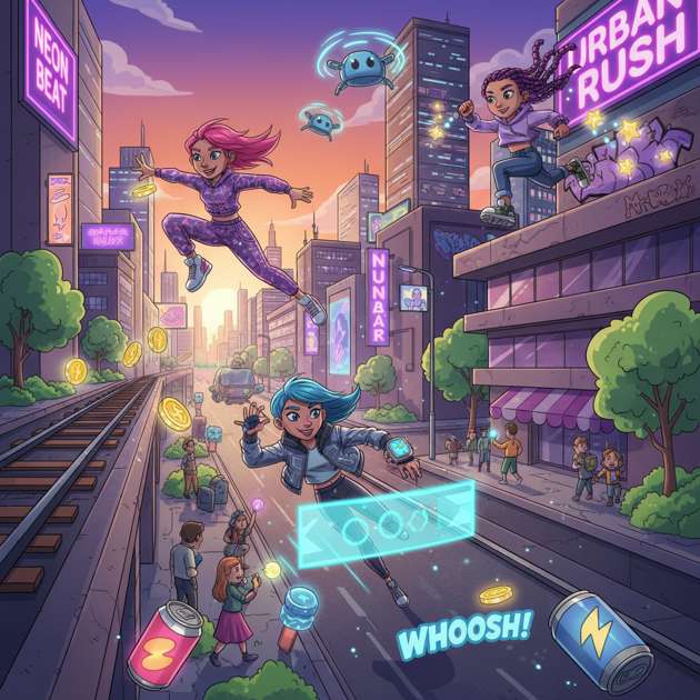 City Girl Rush - Jabali AI Poster