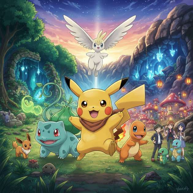 Pokemon Mystery Dungeon: Origins - Jabali AI Poster
