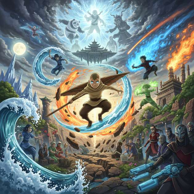 Avatar: The Last Airbender – Legacy of Balance - Jabali AI Poster
